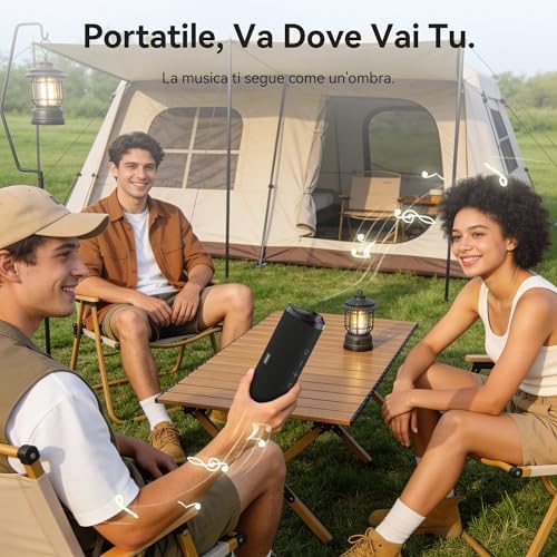 Cassa Bluetooth Altoparlante Portatile Wireless Speaker