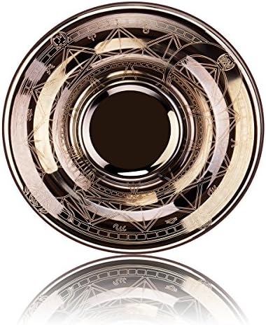 VHEM Hand Spinner Stainless Steel Spinning Up to 5-9 mins Fidget Spinner with Handmade Calcination Craft Stress Relief EDC Toy