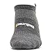 Feetures High Performance Max Cushion Ankle Sock - No Show Socks for Women & Men with Heel Tab - Heather Gray, XL (1 Pair)