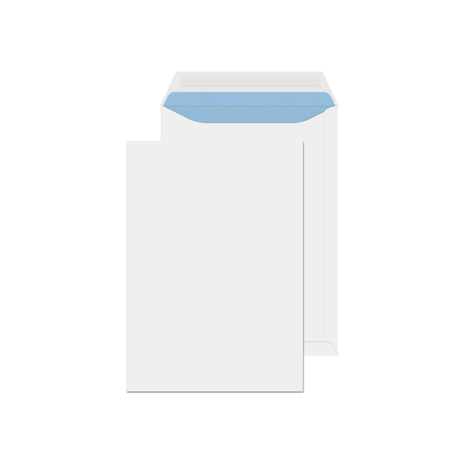 Evour A4 / C4 Self Seal White Pocket Envelopes – 229x324mm, 100 GSM, No Window – Bulk Pack for Home, Office, and Business Mailing Strong Quality Pack of 100