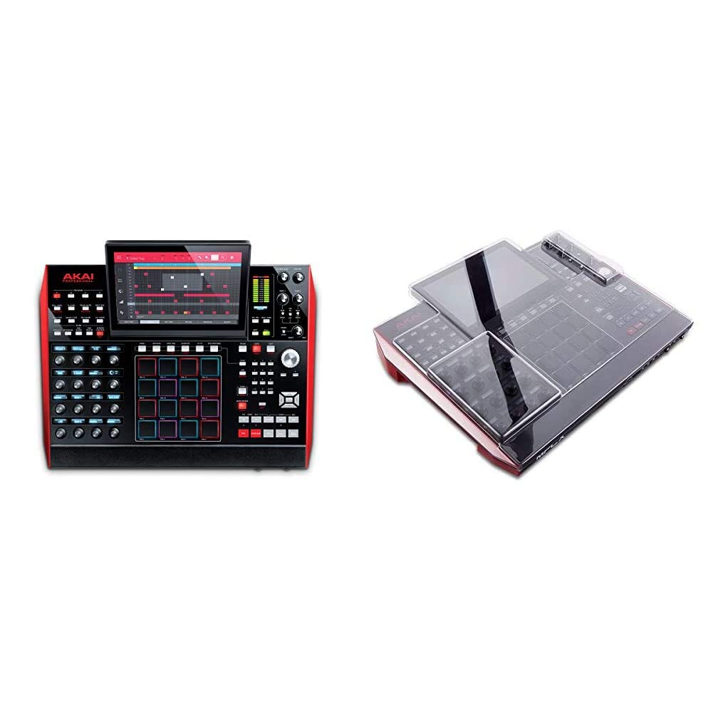 Akai Professional MPC X | Fully Standalone MPC With 10.1-Inch Multi-Touch Display, 16GB On-Board Storage, 8 Configurable CV/Gate Outputs & Decksaver Akai MPC-X Keyboard Cover (DS-PC-MPCX)