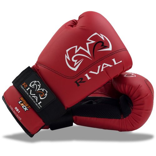 Rival Boxing RB1 Hook and Loop Ultra Bag Gloves - 12 oz - Red