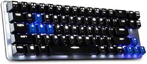 ABKO HACKER K680 Solid LED Mechanical Tenkeyless Slim Keyboard Black Color (Blue Switch) - EN/KR