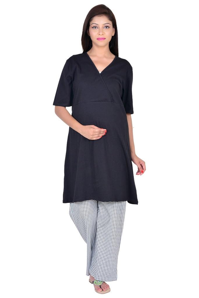 9teenagain front operlap nursing night suit _2mn16-0746-ns1-p