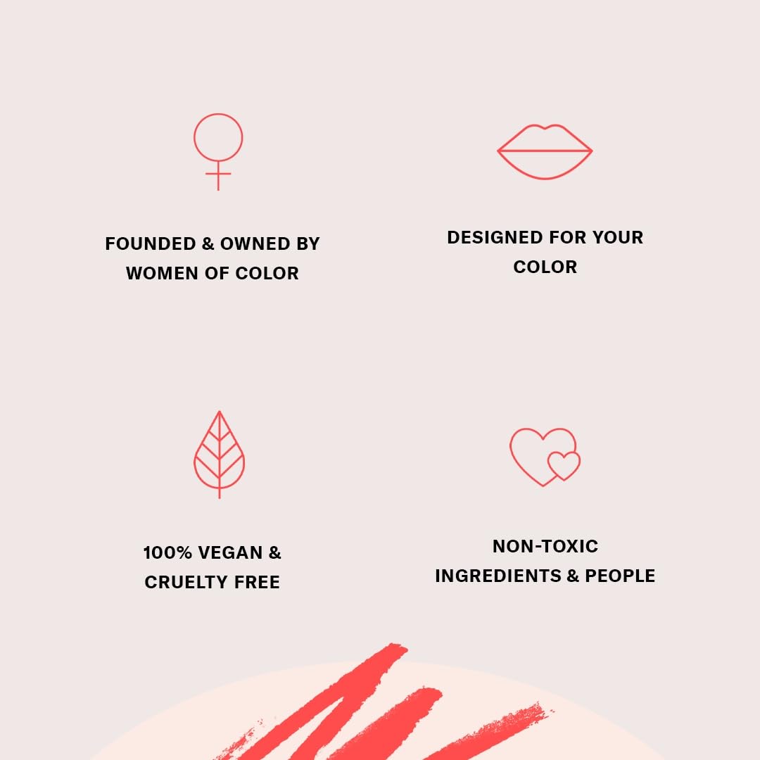 The Lip Bar - Nonstop Liquid Matte Lipstick, Bawse Lady (Blue Red) - High Pigment - One Swipe - Long Lasting - Jojoba Oil, Vitamin E - Vegan, Gluten Free, Cruelty Free - Makeup & Cosmetics - .24 fl oz