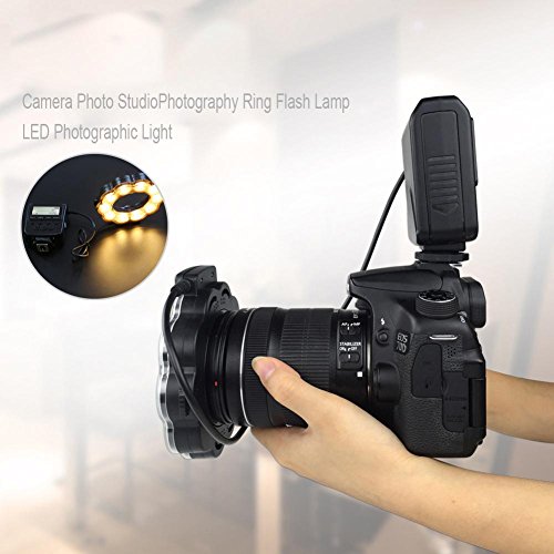 Starnearby Camera Photo Studio Photography Ring Flash Lamp LED Photographic Light - Thumbnail 2