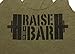 Jumpbox Fitness Raise the Bar - Big Stencil - Women's Barbell Military Green Tri Blend Racerback Workout Tank Top