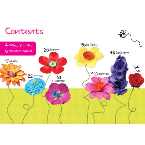 Crafts FABULOUS FLOWERS CREATE PRETTY PAPER BLOSSOMS KLUTZ BOOK