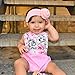 Baby Stretchy Headband Turban Knotted, Girl's Hairbands with Bows Big Hair Bow Headband for Infant Baby Girls (BK01)