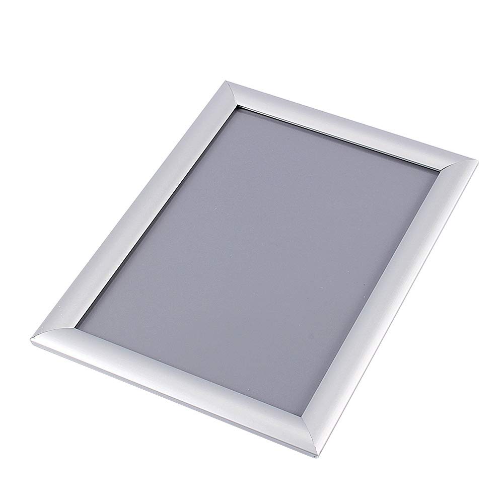 A4 Aluminium Photo Frame, Clip Display Holder for Landscape or Portrait, Waterproof Picture Frame with Standing or Hanging Options