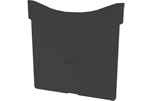 Akro-Mils 41230 Plastic Width Dividers for AkroBins Stackable Storage Bins Model 30230, Custom Storage Inserts for Tools, Crafts & Supplies, 6-Pack, Black
