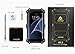 Galaxy S7 Edge Case,MK2 Series Luxury Aluminum Alloy Protective Case, Metal Bumper Armor Aluminum Shockproof Military Heavy Duty Protector Case Cover for Samsung Galaxy S7 Edge (Black)