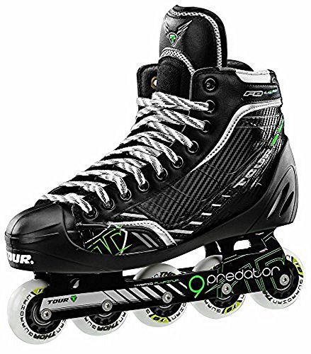 Tour Adult FB-LG72 Inline Goalie Skates Black/Green