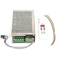 Meiyya Motor Speed Controller,Wireless Remote Control DC Motor Governor Speed Controller 12V/24V/30V 30A Forward and Reverse