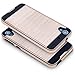 HTC Desire 626s Case, HTC Desire 626 Case,eTzone Premium Extra Slim Shockproof Case, Steel Hybrid Dual Layer [TPU + Soft Silicone] Protective Case Cover for HTC Desire 626 / 626s (626 Champagne Gold)