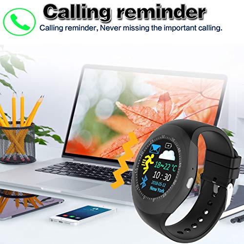 Smart Watch Fitness Tracker Heart Rate Blood Pressure Monitor for Women Men Kids Sport Watch Pedometer Activity GPS Tracker Calorie Sync Phone Call SMS for Android iOS - Thumbnail 6