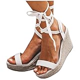 Gibobby Espadrilles for Women Wedge,Womens Open Toe