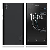Sony Xperia L1 Case,Nillkin [With HD Screen Protector] Frosted Shield Anti fingerprints Hard PC Case Back Cover for Sony Xperia L1 (Black)