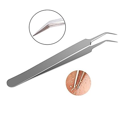 5 Pcs Acier Inoxydable Acné Clip Cell Pince Aiguilles D