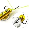 Manually-Fishing-Knot-Tying-Tool-Tier-Hook-Device-Strand-Knotter-Fishing-Line-Hook-Needle-Knots-Double-Headed-Fishing-Accessory-Piscator-Zone-Aluminum-Alloy-Fishing-Hook-in-Golden-golden-2pcs