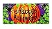 Evergreen Halloween Spider Decorative Mat Insert, 10 x 22 inches