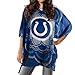Littlearth NFL Women's Sheer Caftan with Flower Design - Beach Cover Up, One Size Fits Most Fans, Team Color