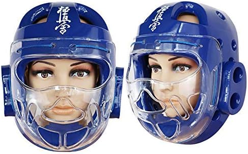 THIBETA Adult Children's Karate Helmets Really Will Helmet Taekwondo Mask Helmet Game Combat Face Protection Head