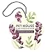 One Fur All Pet House Air Freshener - Lavender Green Tea Pack of 4 - Non-Toxic, Pet-Friendly Air Freshener for Small Spaces & Car - Hanging Odor Eliminator