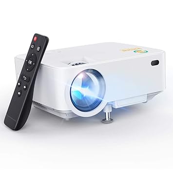 3 Stone 2018 Upgrade 1080p 1500 Lumens LCD Mini Projector, Home Theater Video Projector for TV Laptop SD Android TV Box Support HDMI USB SD AV VGA TV Interface