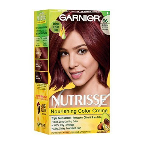 Garnier Nutrisse Nourishing Color Creme, 56 Medium Reddish Brown 1 ea (Pack of 12)