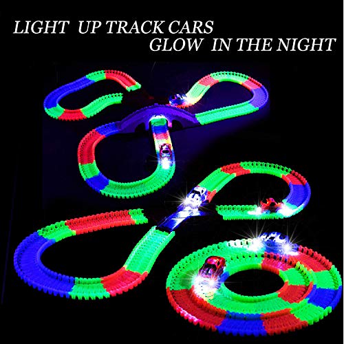 image for HZMENG Magic Track Cars Replacement Light Up Racing Track Accessories 
