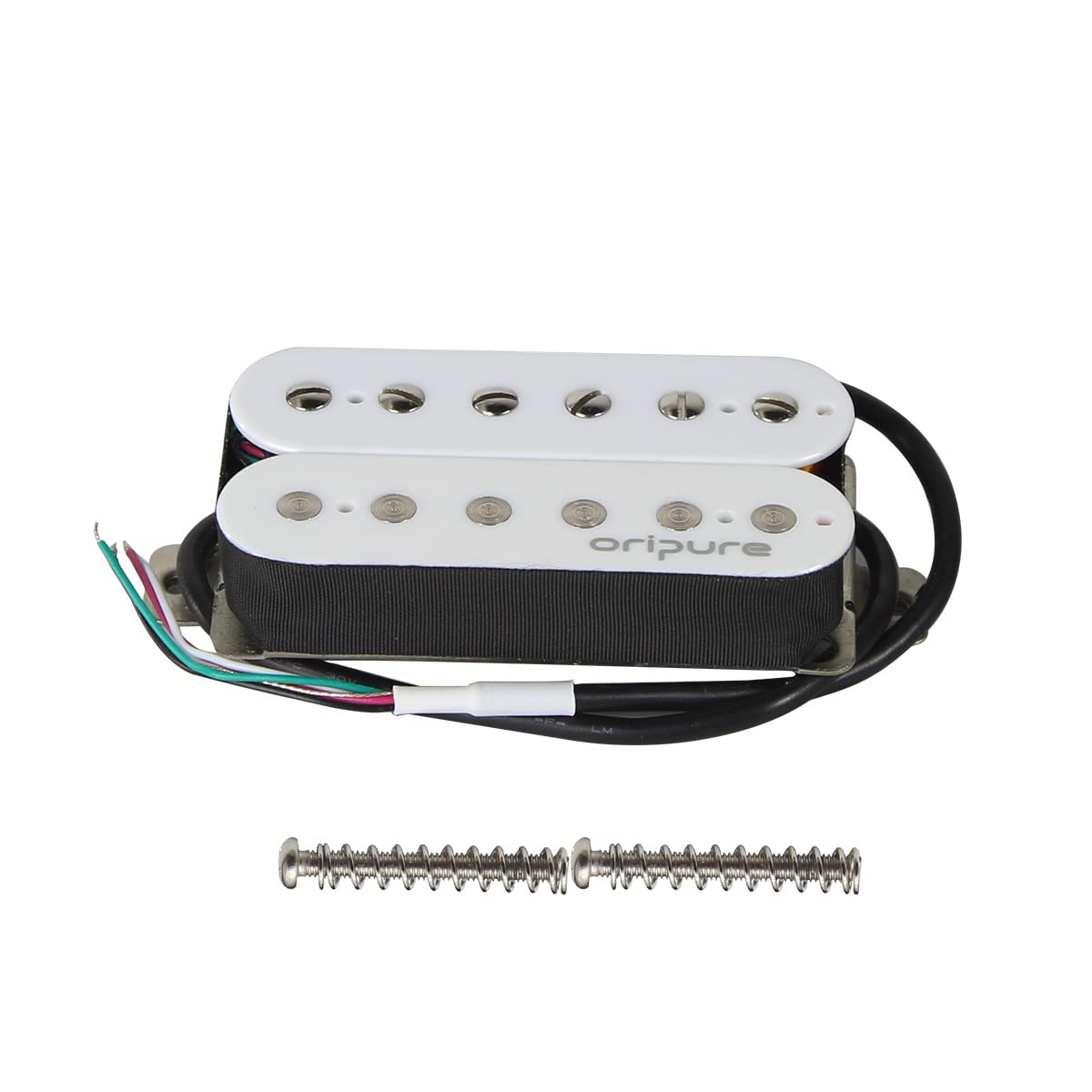 OriPure Alnico 2 Guitar Humbucker Pickups White Neck Pickup Double Coil Humbucker for Electric Guitar Part