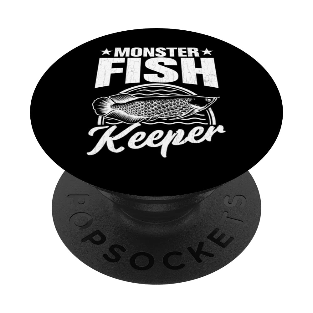 Monster Fish Keeper Fishkeeping Aquarist Aquarium Graphic PopSockets Swappable PopGrip