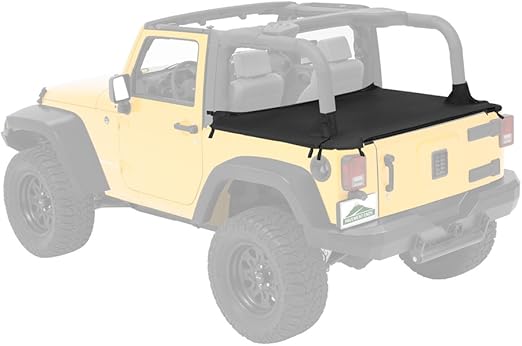 Tonneau Covers Shadeidea Tonneau Cover For Jeep Wrangler Jk 2 Door Rear Trunk Ton Cargo Vinyl Cover For 2007 2018 Robicon Sahara Sport S Unlimited Tailgate Black 3 Years Lasting Exterior Accessories