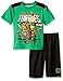 Nickelodeon Boys' Little TMNT Weapon Group Shot 2 Pc Set, Green, 4