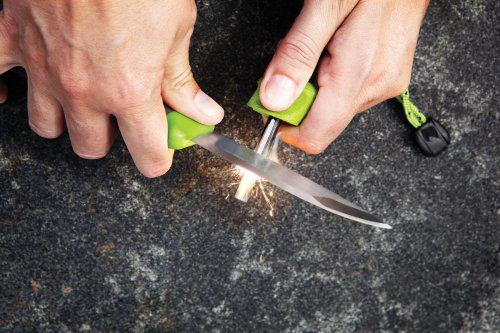 Light-My-Fire-Swedish-FireKnife-Fixed-Blade-Knife-with-10cm-3-Inch-Sandvik-Stainless-Steel-Blade-and-Swedish-FireSteel-Fire-Starter-Black