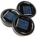 Spade and Sprout: Solar LED Lights for Small Mouth Mason Jars - Garden Decor Outdoor Lighting - 3 Pack - for Solar Lanterns, Patio Decor and More - Warm White - 6-8 Hour Battery Life
