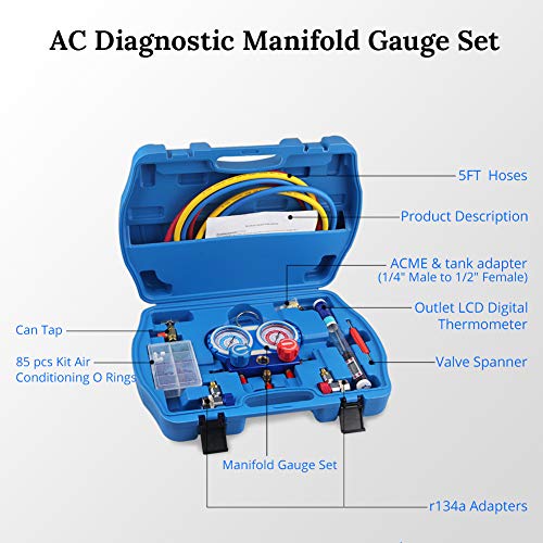 1 JDMON+Diagnostic+Refrigerant+Adjustable+Thermometer
