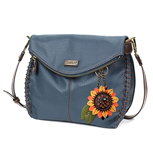 CHALA Charming Crossbody Bag Shoulder Handbag With Flap Top and Zipper