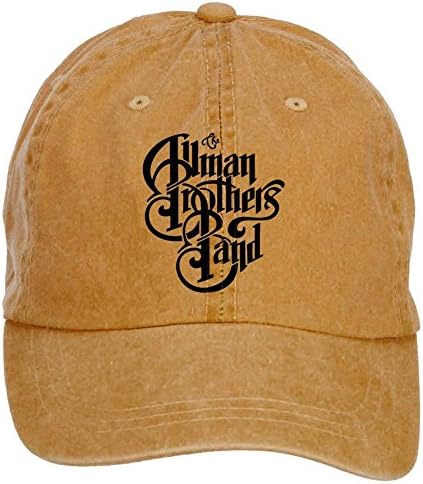 ZLXWQH SHOW The Allman Brothers Band Logo Cotton Washed Baseball Cap Adjustable One Size ColorName Hat