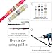 Iztor 100pcs 12-10AWG Waterproof Solder Seal Heat Shrink Butt Terminal Connectors with Soldering Sleeve