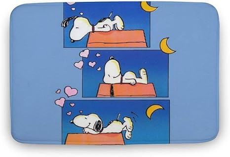 Amazon スヌーピー ピーナッツデスクトップ インレットマットサクションマット滑り止めフロアマットサンゴフリース家庭用品 トイレマット タンクカバー ホーム キッチン オンライン通販