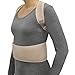 Medical-Grade Adjustable Magnetic Posture Support Back Brace - Relieves Neck, Back and Spine Pain - Improves Posture (Small) (Tan)