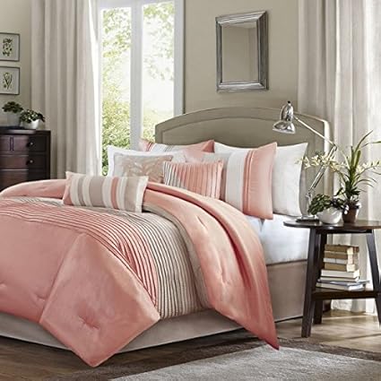 Amazon Com Madison Park Mp10 2321 Amherst 7 Piece Comforter Set