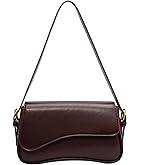 Shoulder Bag for Women Y2K Trendy Purse Vegan Leather Hobo Handbags Clutch Saddle Bag with 2 Removable Strap