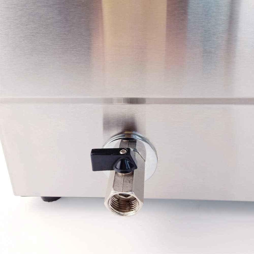 Commercial Bain Marie Food Warmer Stainless Steel Steam Table Temperature Control for Catering and Restaurant 1.5KW 1/3 GN 3 Pan - Image 5