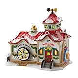 Department 56 North Pole Series Village North Pole Bike Shop Lit House, 6.38-Inch