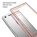 Ringke Xperia XZ Premium Case Fusion Crystal Clear PC Back TPU Bumper Drop Protection/Shock Absorption Technology Raised Bezels Protective Cover - Rose Gold Crystal