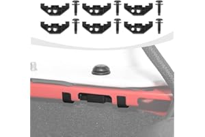 RAZPOY JK Hard Top Hardware Kit, 12PCS Roof Hard Top Quick Removal Bolt Retainer Nut Kit Compatible with 2007-2017 Jeep Wrang