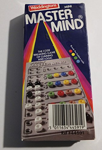 WADDINGTONS MINI MASTERMIND. POCKET GAME / TRAVEL EDITION.